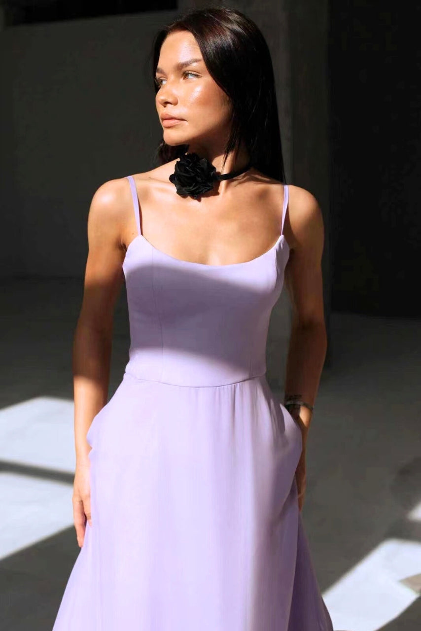 Dresses | Women’s Spaghetti Strap Maxi Dress with Ruffle Hem