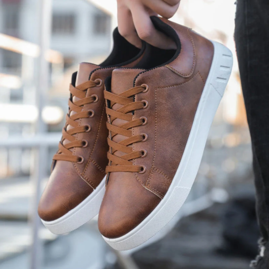 Leather Sneakers | Sleek Design for Everyday Style