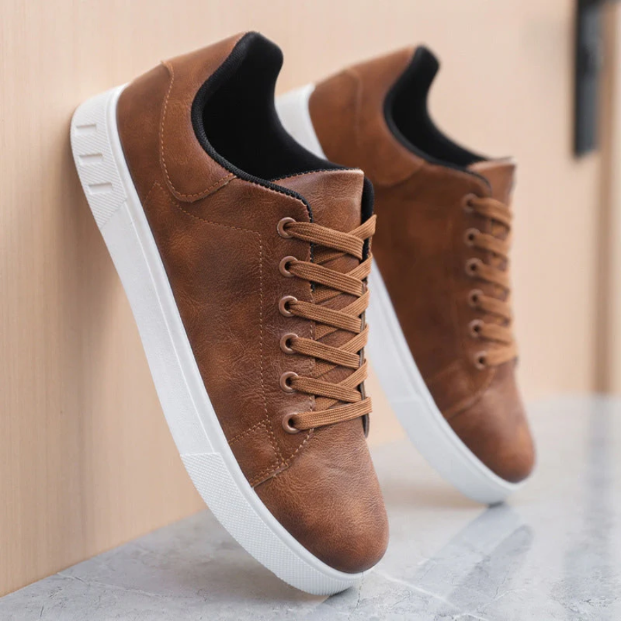 Leather Sneakers | Sleek Design for Everyday Style