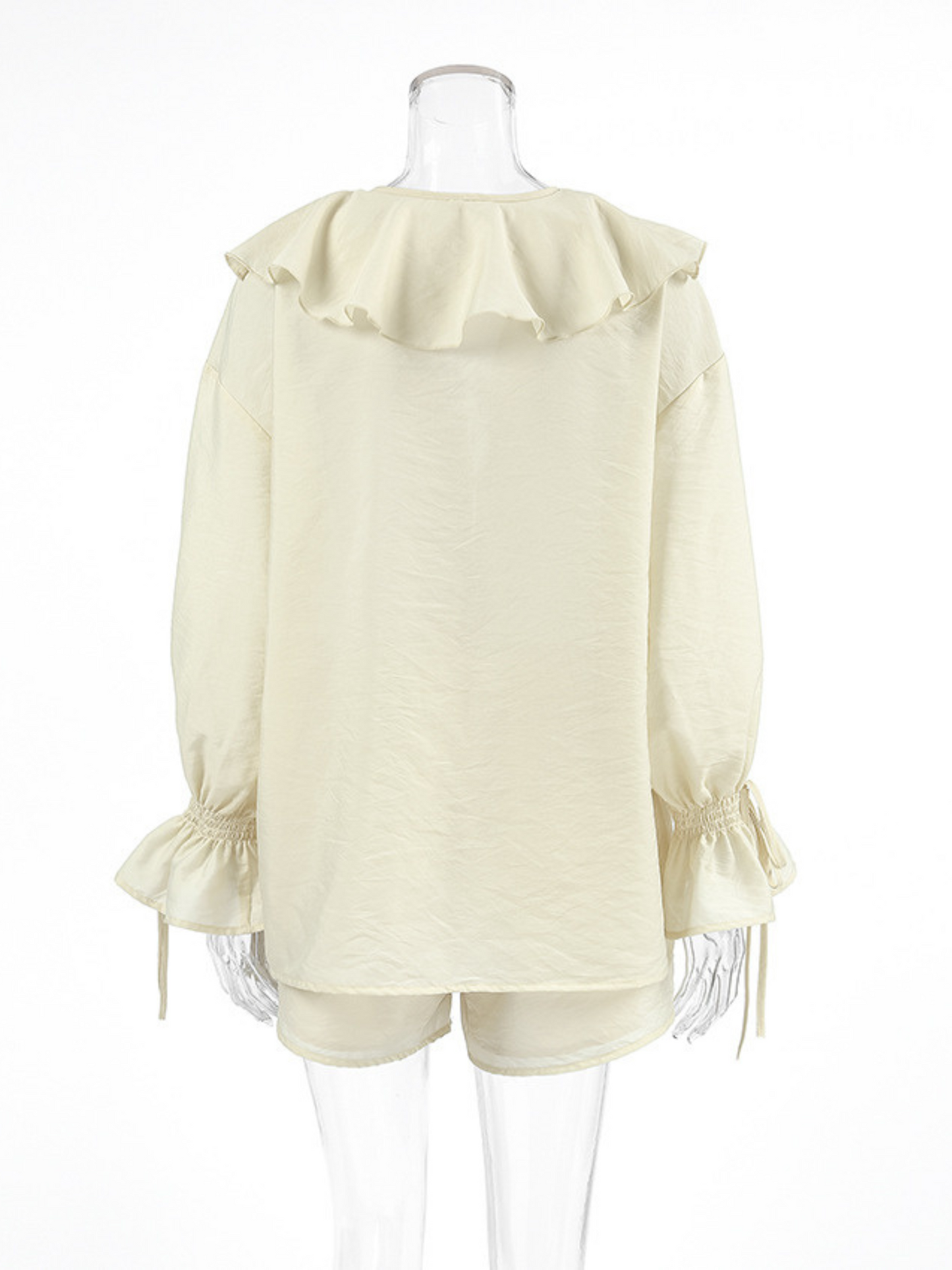 Tops | Women’s Ruffle Front Long Sleeve Casual Blouse
