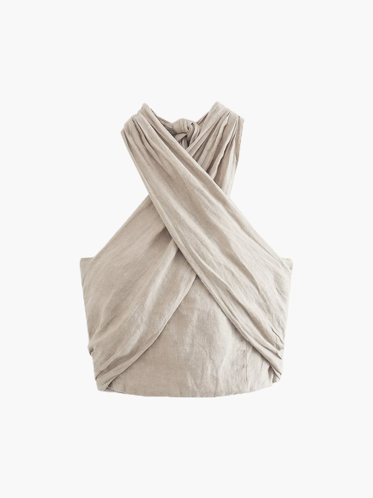 Top | Halter Style with Shirred Detail
