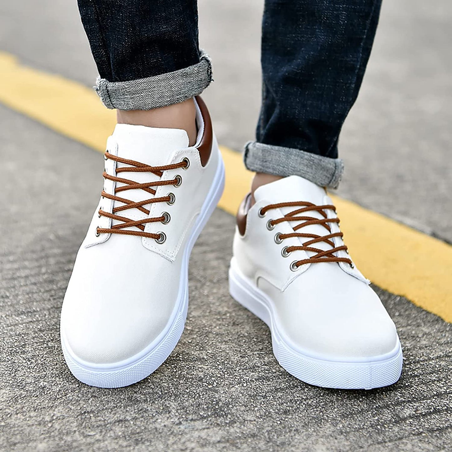 Sneakers | Canvas Low-Top Sneakers with Supportive Sole for Men