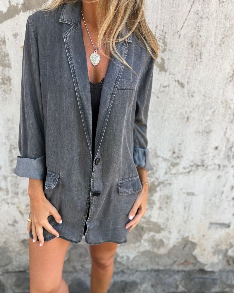 Tops | Women’s Oversized Casual Button-Down Shirt