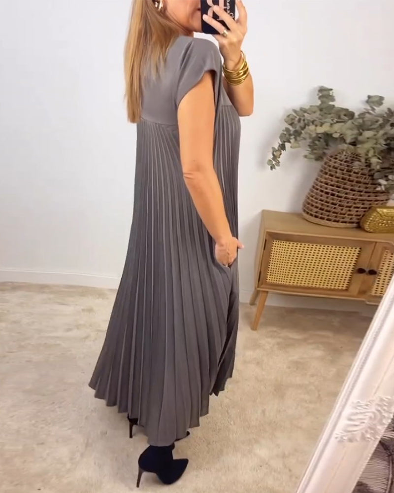 Dresses | Women’s Sleeveless Pleated Maxi Dress