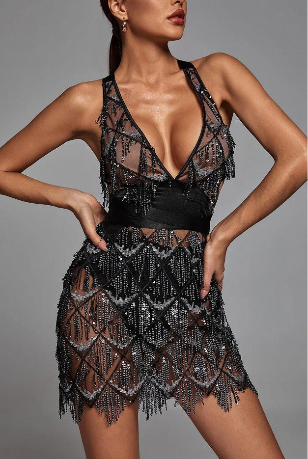 Dress | Fitted Midi Dress with Sleek Silhouette