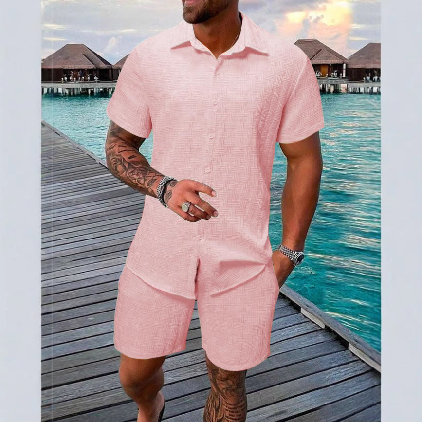 Sets | Men’s Lightweight Cotton Blend Two-Piece Set