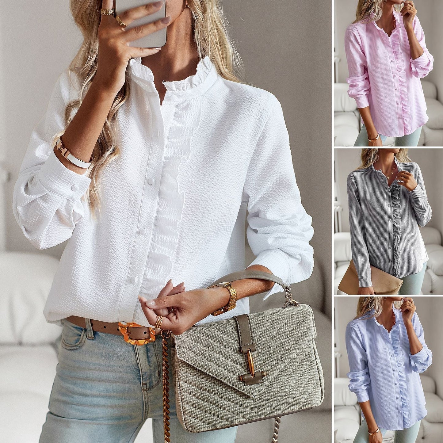 Blouse | Long Sleeve with Relaxed Fit