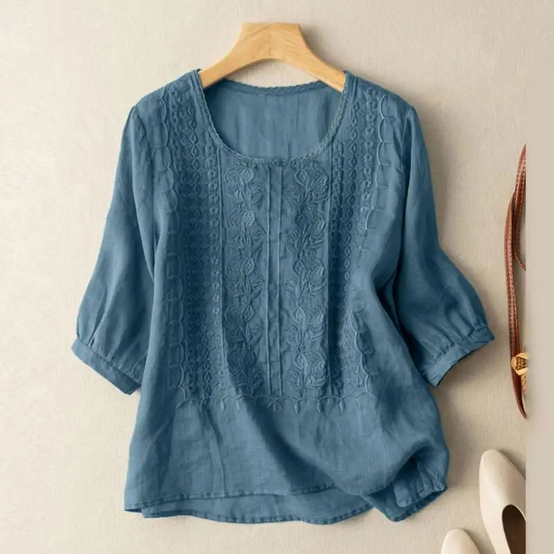Tops | Women’s Casual Knitted 3/4 Sleeve Pullover Blouse