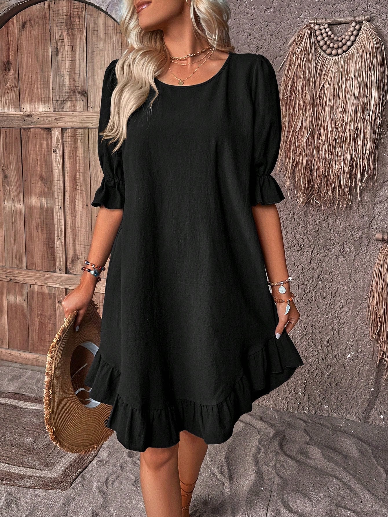 Dress | Loose-Fit Flowy Dress