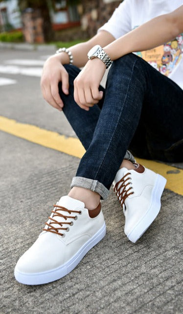 Sneakers | Canvas Low-Top Sneakers with Supportive Sole for Men