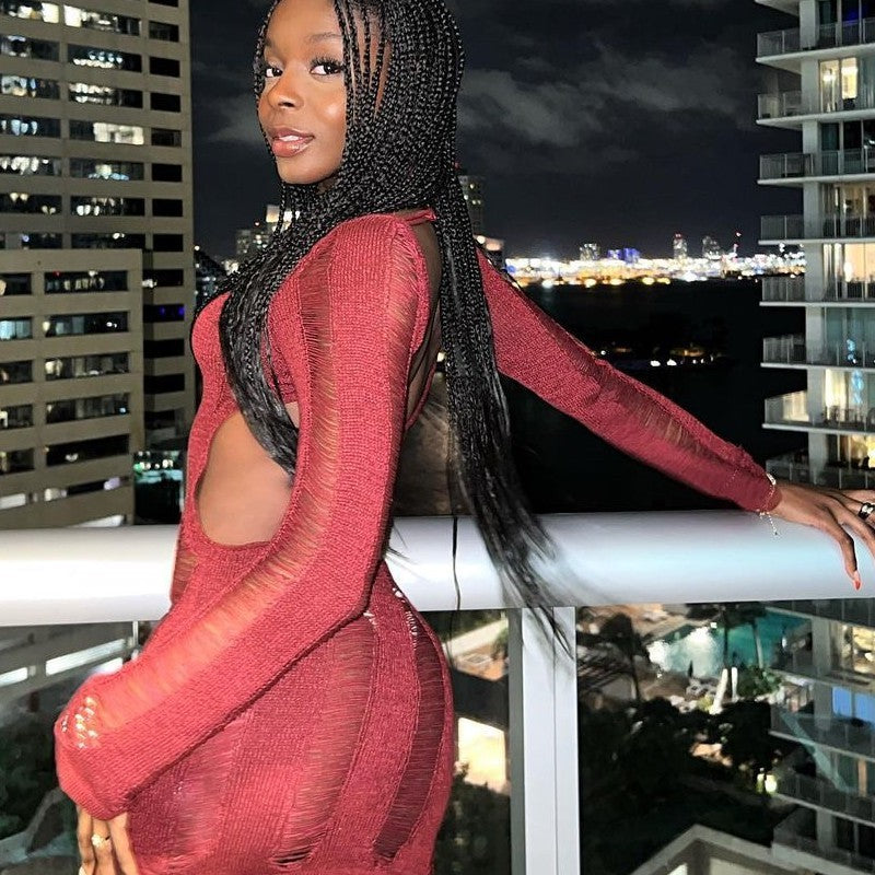 Dress | Sexy Backless Hip-Hugging Short Dress