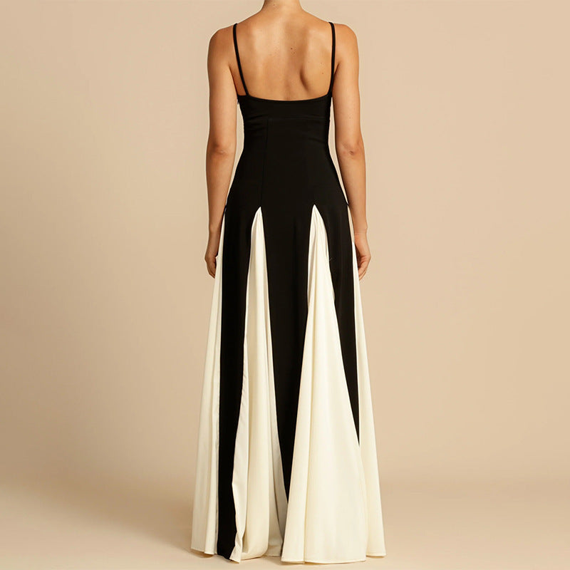 Dresses | Women’s Color Contrast Spaghetti Strap Sling Dress