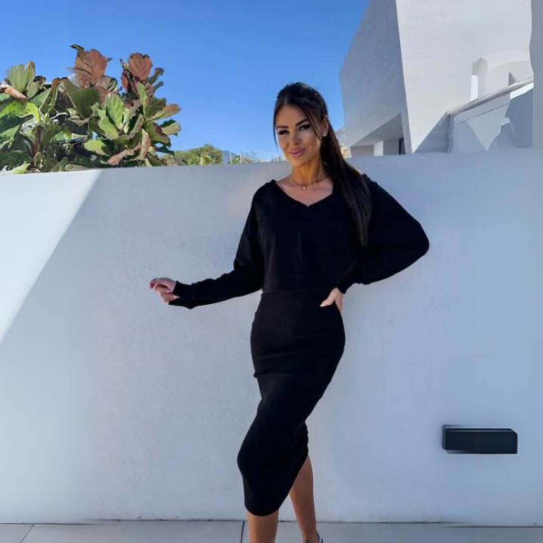 Dresses | Women’s Casual Long Sleeve Bodycon Midi Dress