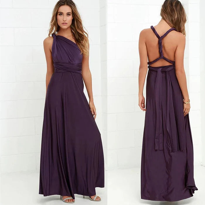 Dresses | Women’s Halter Neck Backless Flowy Maxi Dress