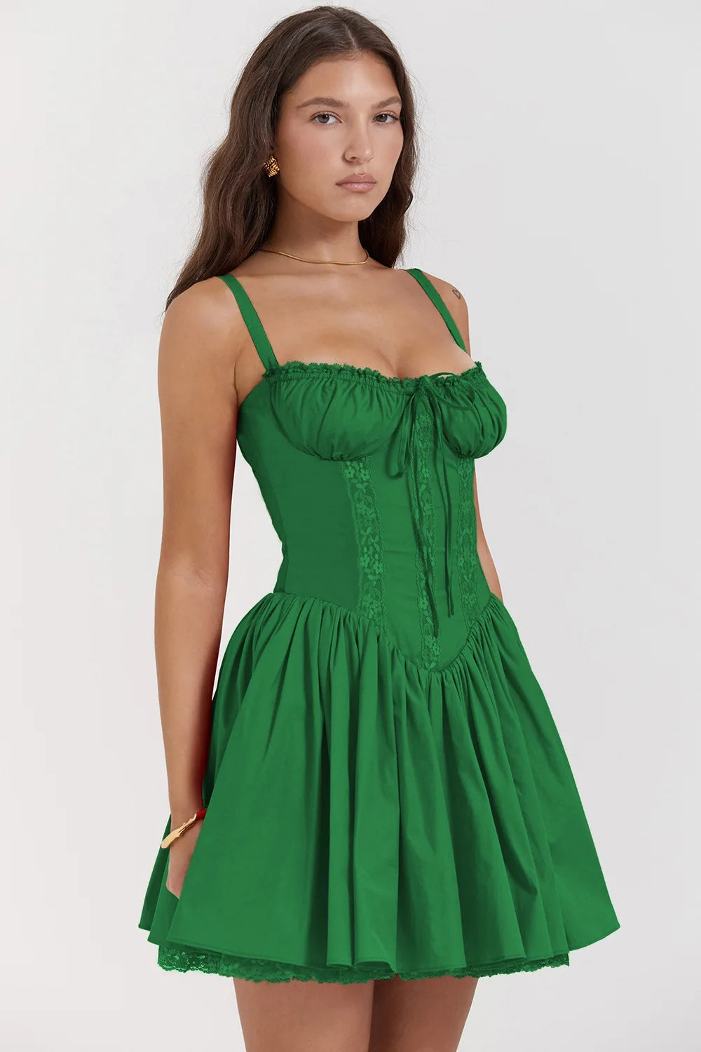 Dresses | Women’s Fit and Flare Corset Mini Dress