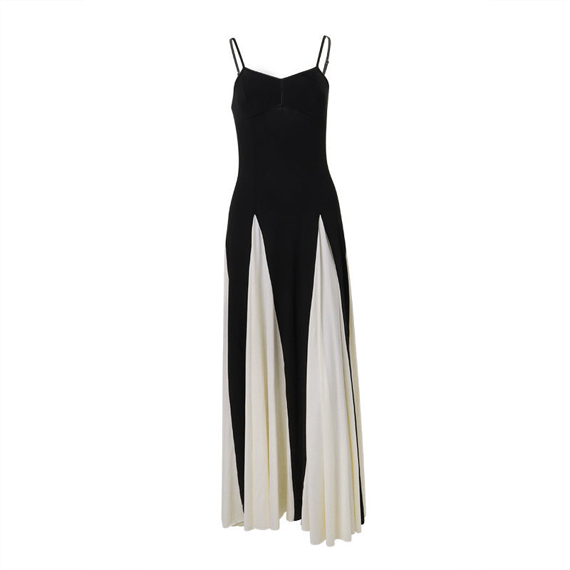 Dresses | Women’s Color Contrast Spaghetti Strap Sling Dress