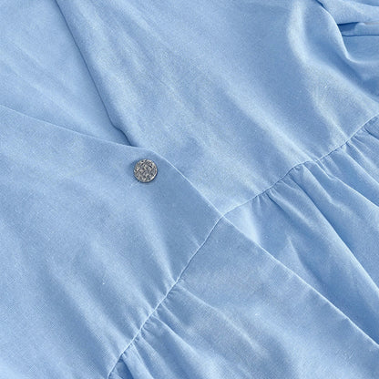 Sets | Women’s Casual Linen Button-Top and Wide-Leg Pants Two-Piece Set