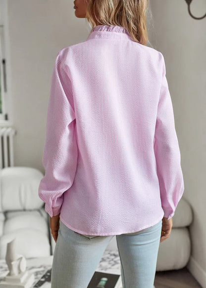 Shirt | Elegant Chiffon Button-Up Shirt for Women