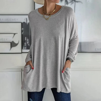 Tunic | Oversized Long Sleeve with Side Pockets
