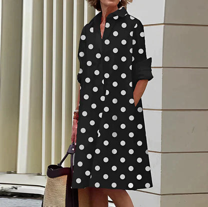 Dresses | Women’s Casual Button-Down A-Line Shirt Dress