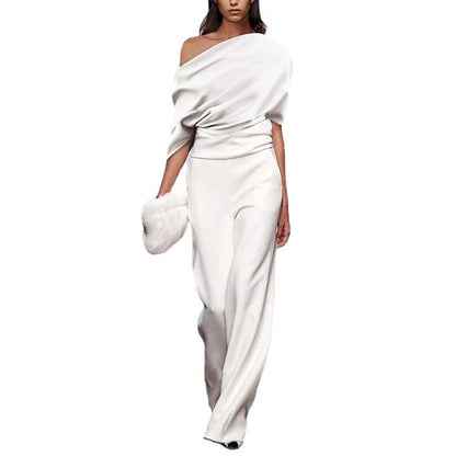 Jumpsuit | Casual Off-Shoulder Relaxed Fit