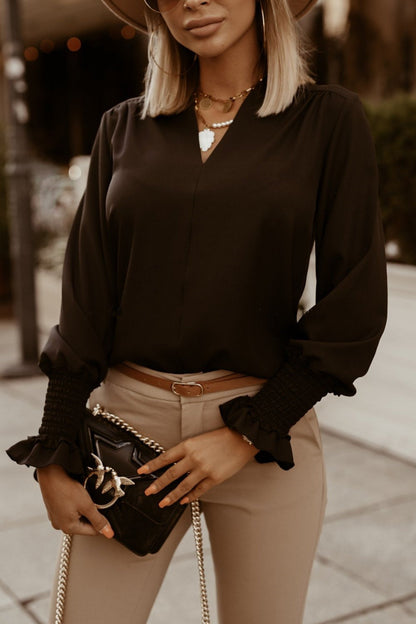 Tops | Women’s Relaxed Fit Long Sleeve Blouse