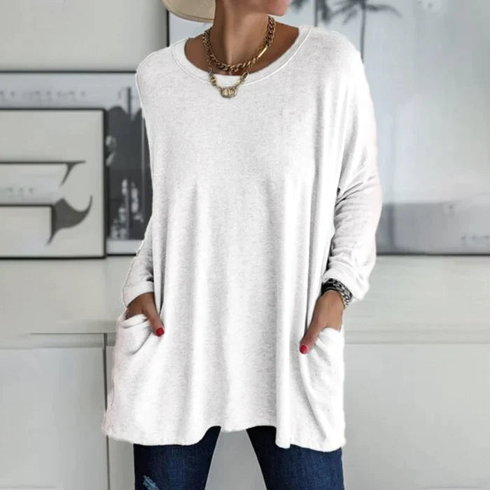 Tunic | Oversized Long Sleeve with Side Pockets