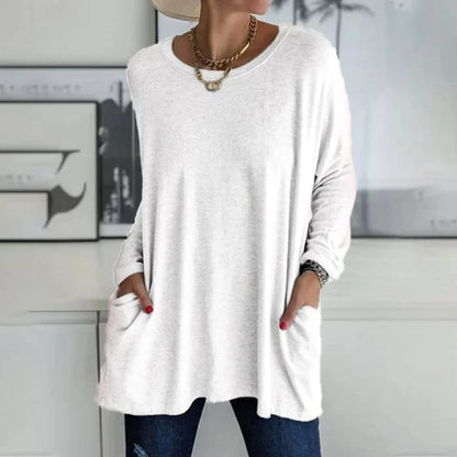 Tunic | Oversized Long Sleeve with Side Pockets