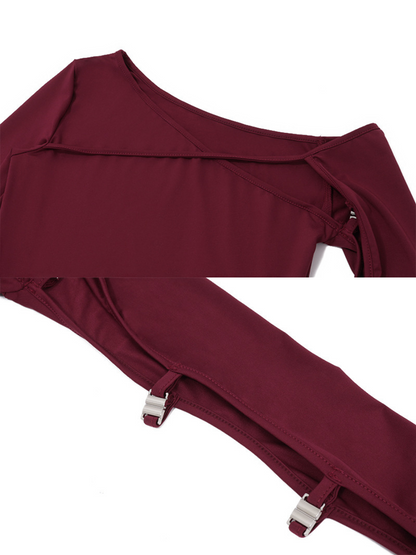 Tops | Women’s Asymmetric One-Shoulder Cutout Top