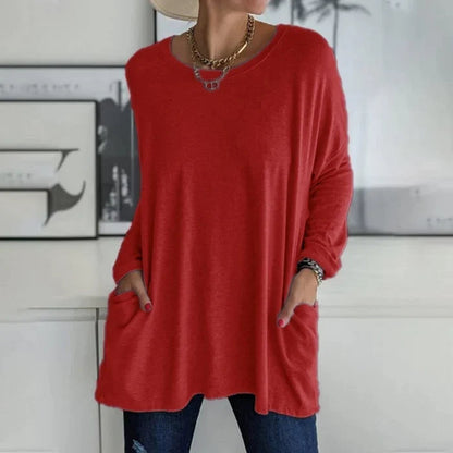 Tunic | Oversized Long Sleeve with Side Pockets