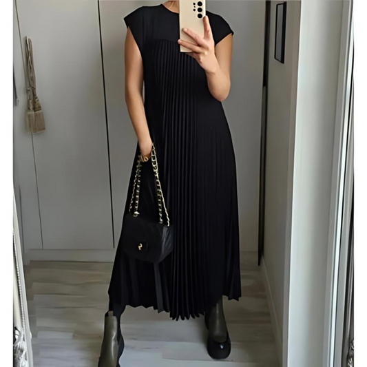 Dresses | Women’s Sleeveless Pleated Maxi Dress