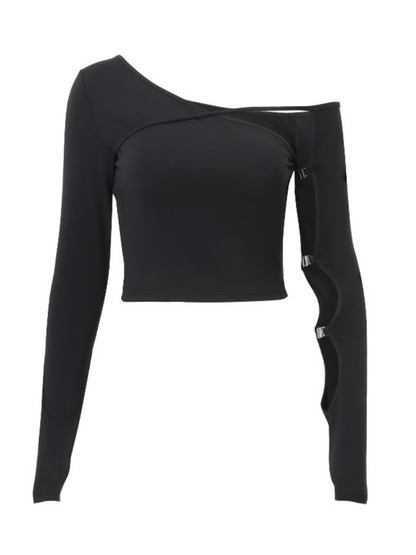 Tops | Women’s Asymmetric One-Shoulder Cutout Top