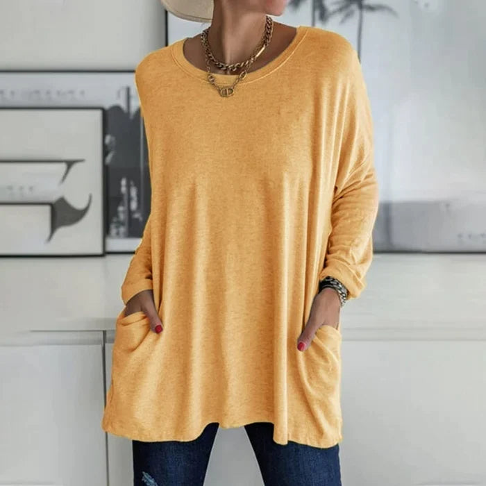 Tunic | Oversized Long Sleeve with Side Pockets