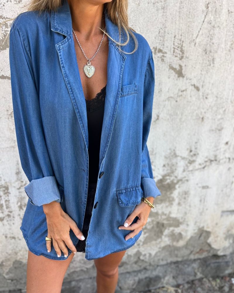 Tops | Women’s Oversized Casual Button-Down Shirt