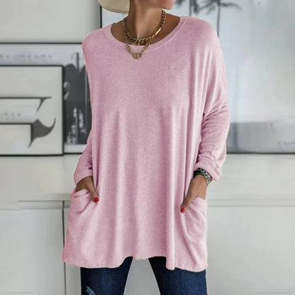 Tunic | Oversized Long Sleeve with Side Pockets
