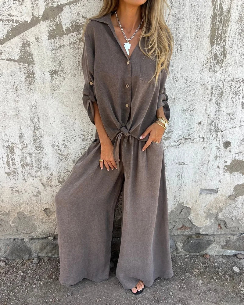 Dresses | Women’s Casual Drawstring Waist Long Sleeve