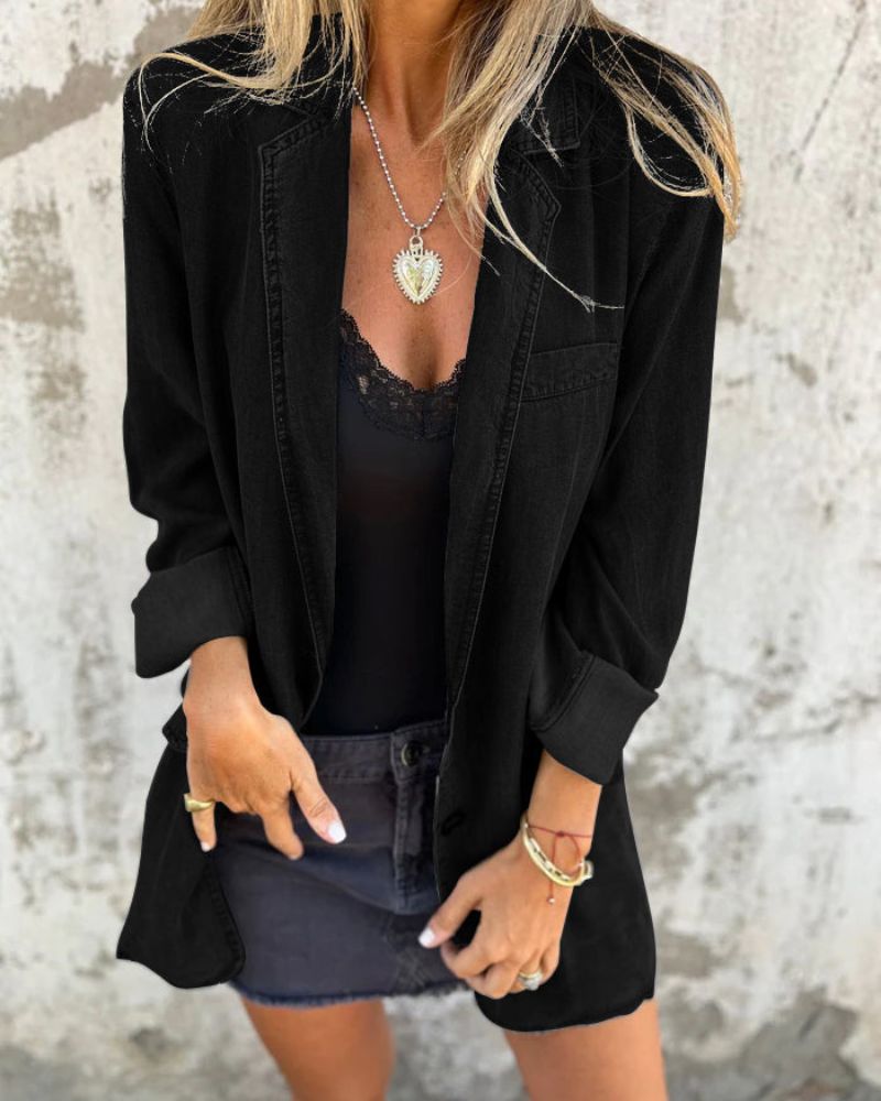 Tops | Women’s Oversized Casual Button-Down Shirt