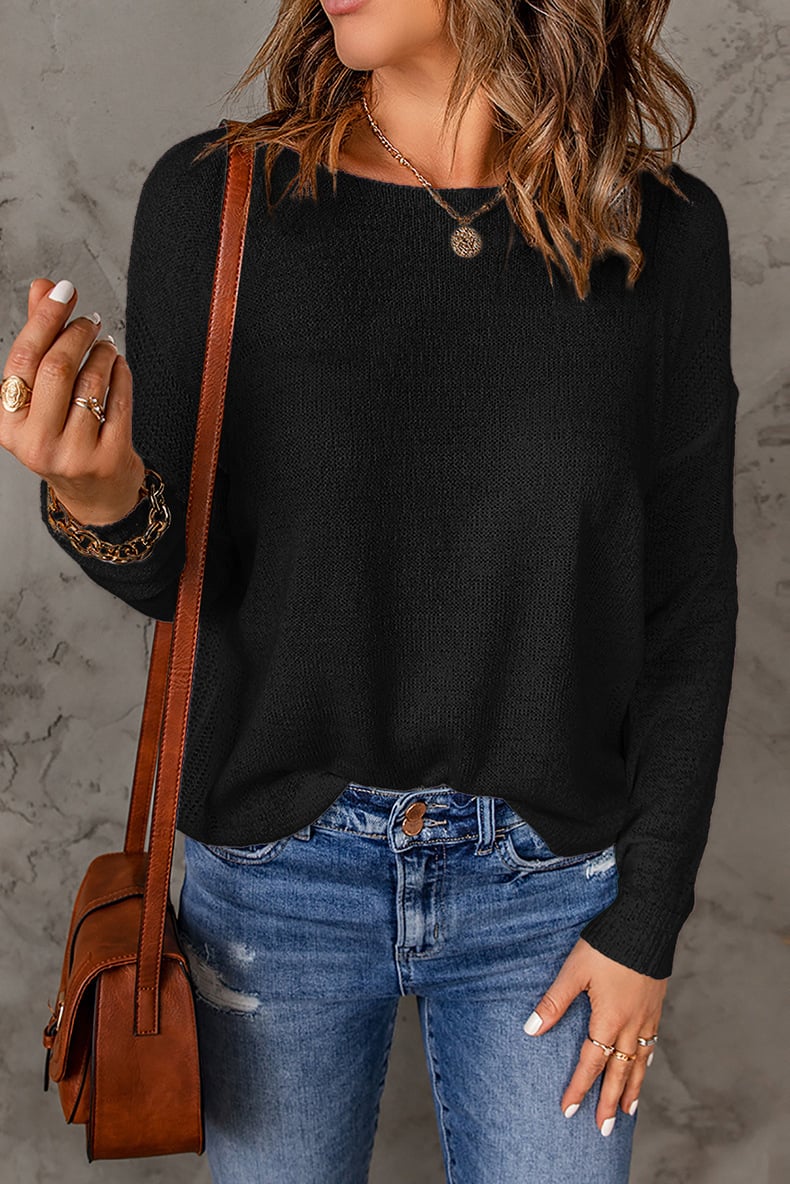 Tops | Women’s Casual Lightweight Knit Long Sleeve Sweater