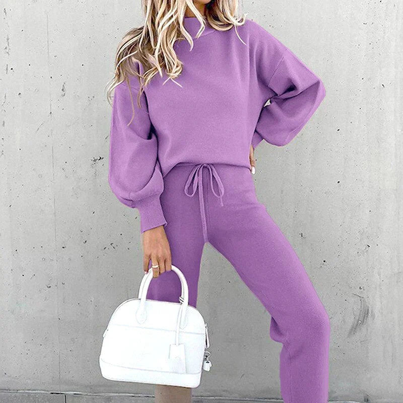 Two-Piece Set | Luxe Oversized Sweatshirt & Joggers