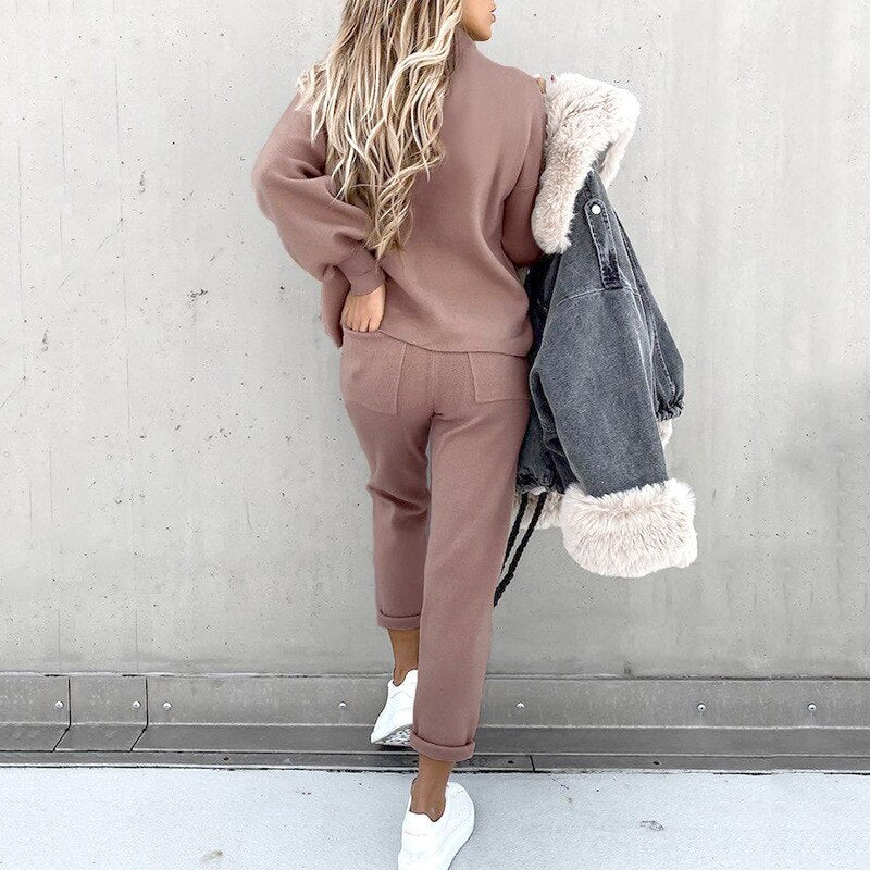 Two-Piece Set | Luxe Oversized Sweatshirt & Joggers