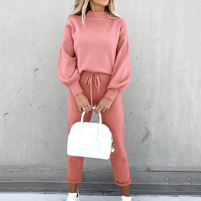 Two-Piece Set | Luxe Oversized Sweatshirt & Joggers