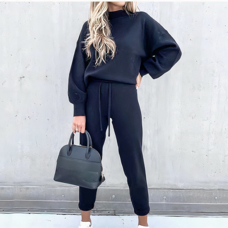 Two-Piece Set | Luxe Oversized Sweatshirt & Joggers