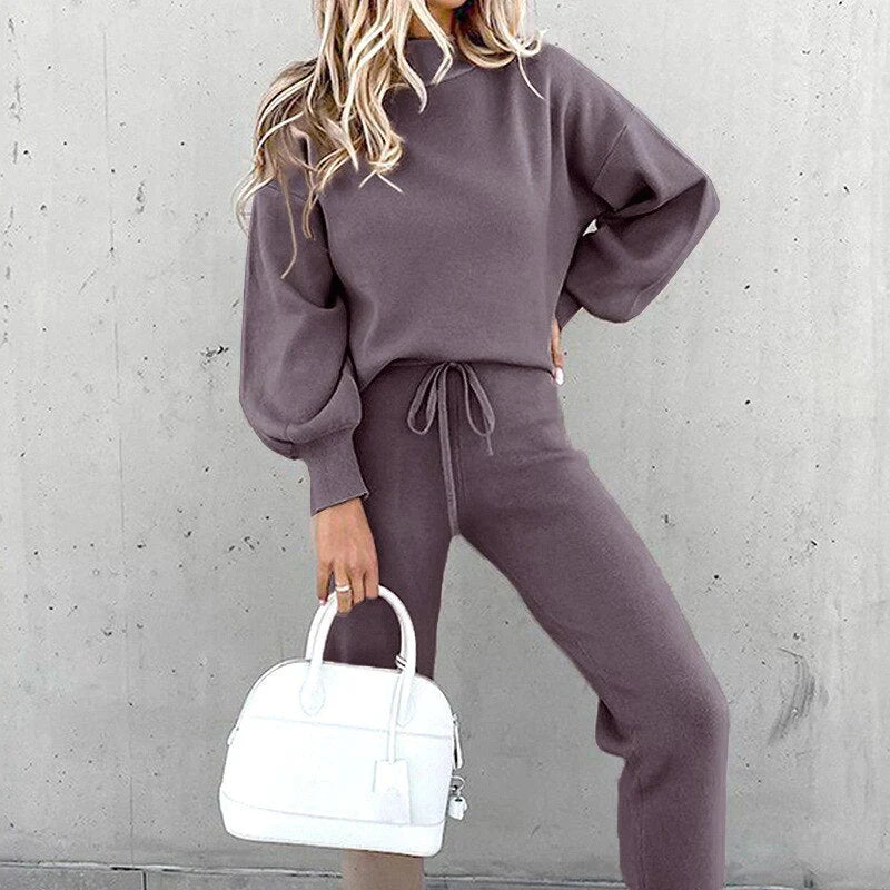Two-Piece Set | Luxe Oversized Sweatshirt & Joggers