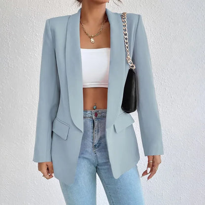 Blazers | Women’s Long Sleeve Open Front Tailored Blazer