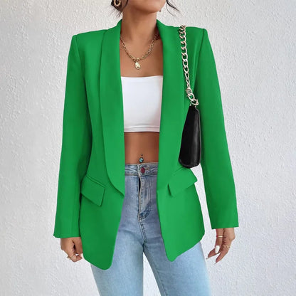 Blazers | Women’s Long Sleeve Open Front Tailored Blazer