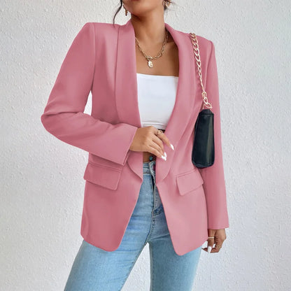 Blazers | Women’s Long Sleeve Open Front Tailored Blazer