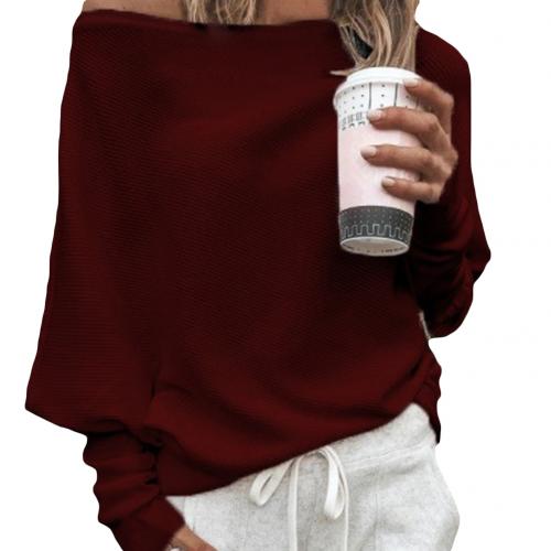 Tops | Women’s Off-Shoulder Relaxed Fit Sweater