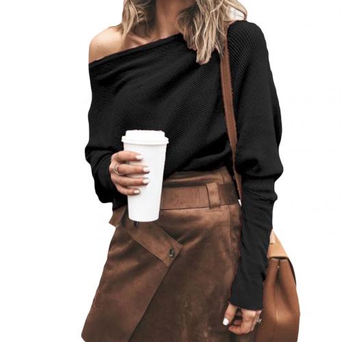 Tops | Women’s Off-Shoulder Relaxed Fit Sweater