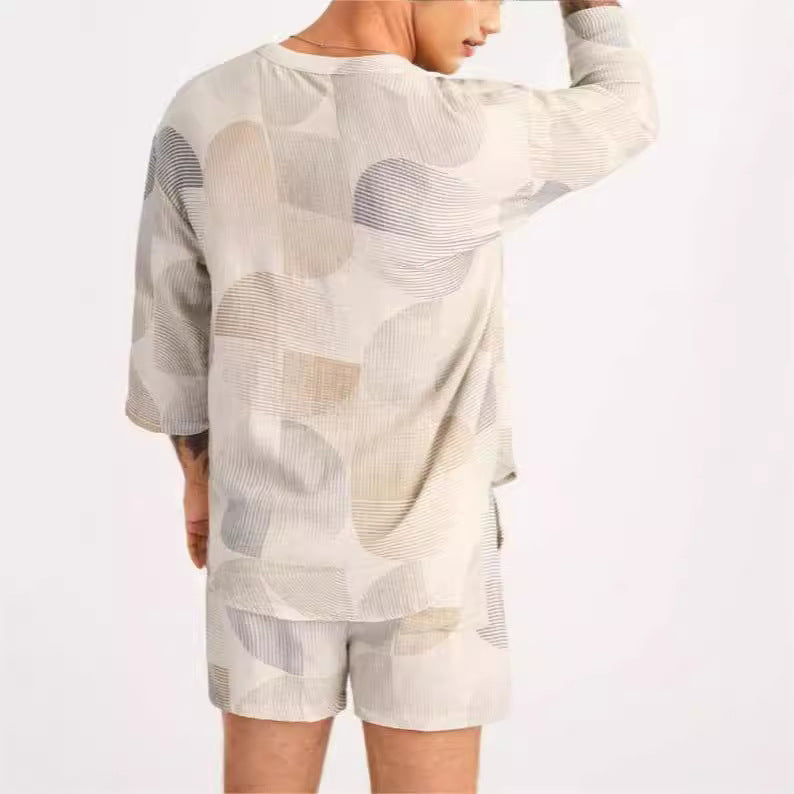 Sets | Men’s Relaxed Fit Shirt and Shorts Set