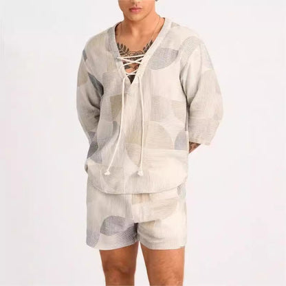 Sets | Men’s Relaxed Fit Shirt and Shorts Set
